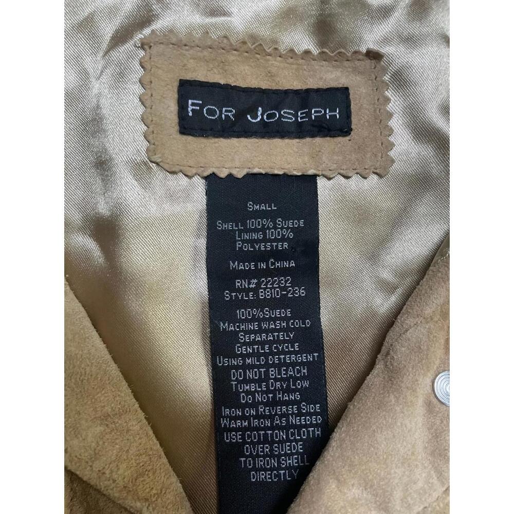 For Joseph Suede Jacket in Tan, Size Small - Picture 2 of 4